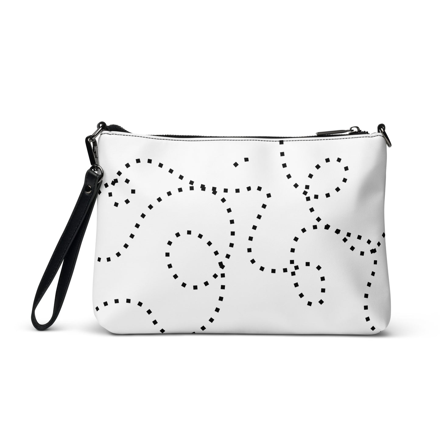 Dotted Black & White Crossbody bag