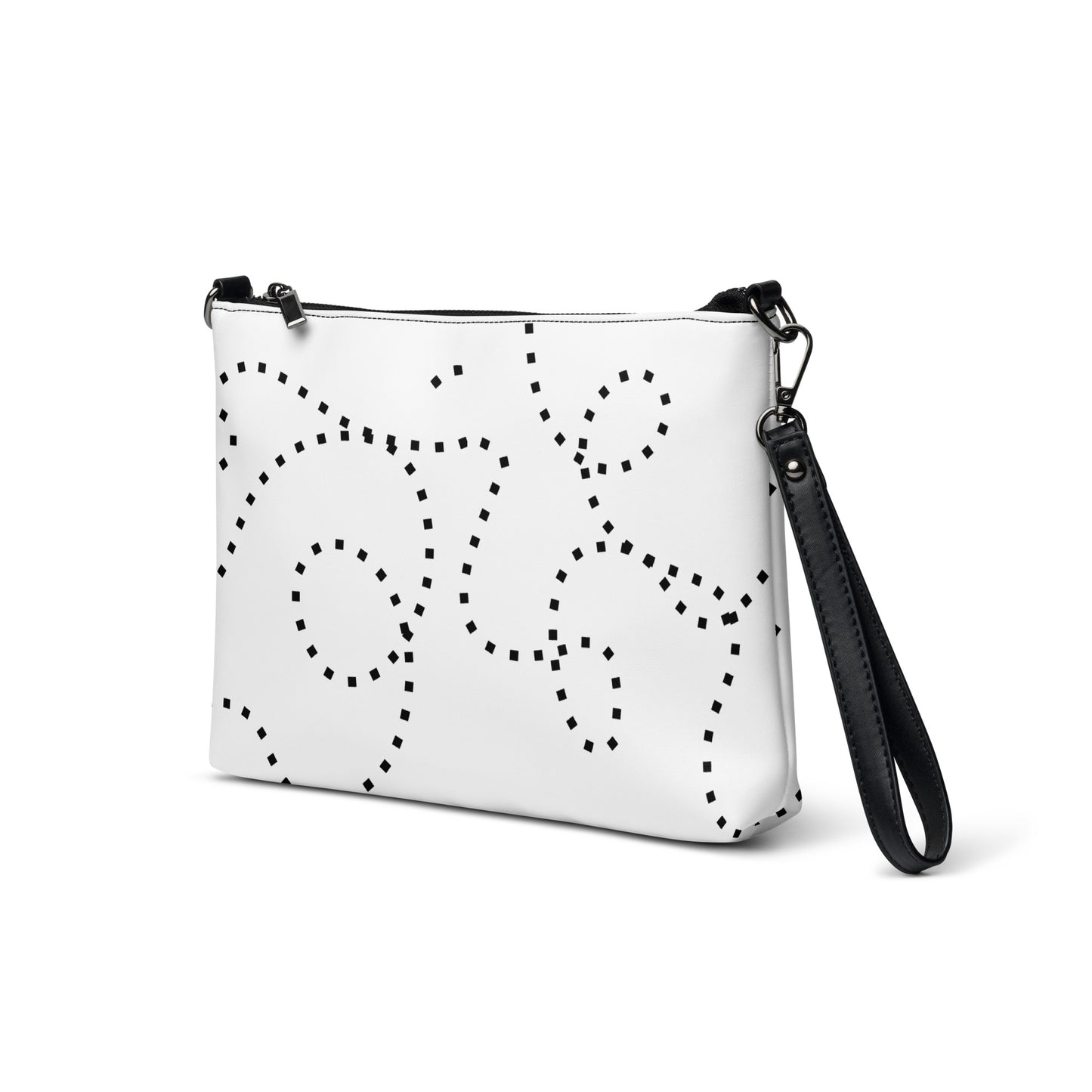 Dotted Black & White Crossbody bag