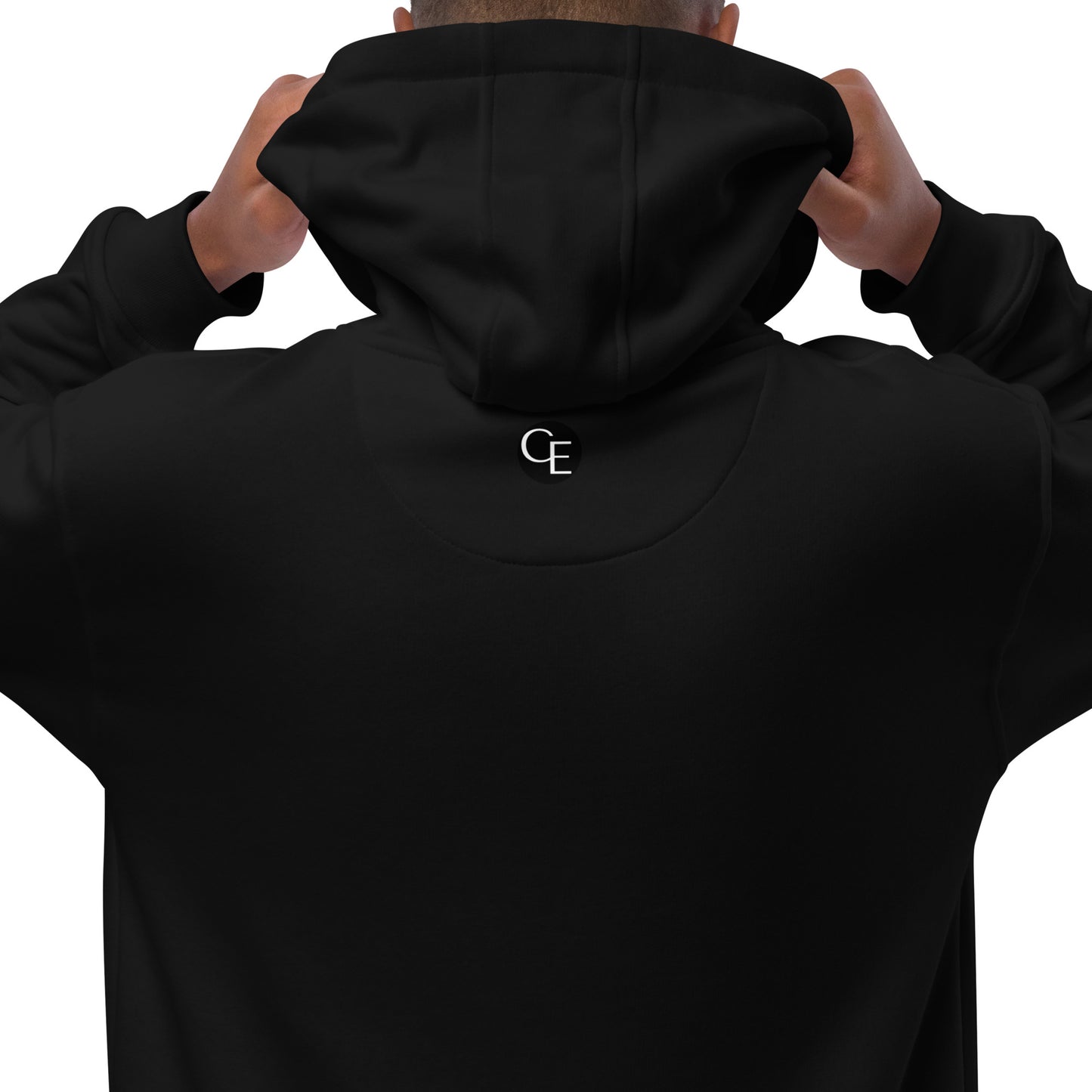 "1+1=Infinity"  Premium Black eco hoodie