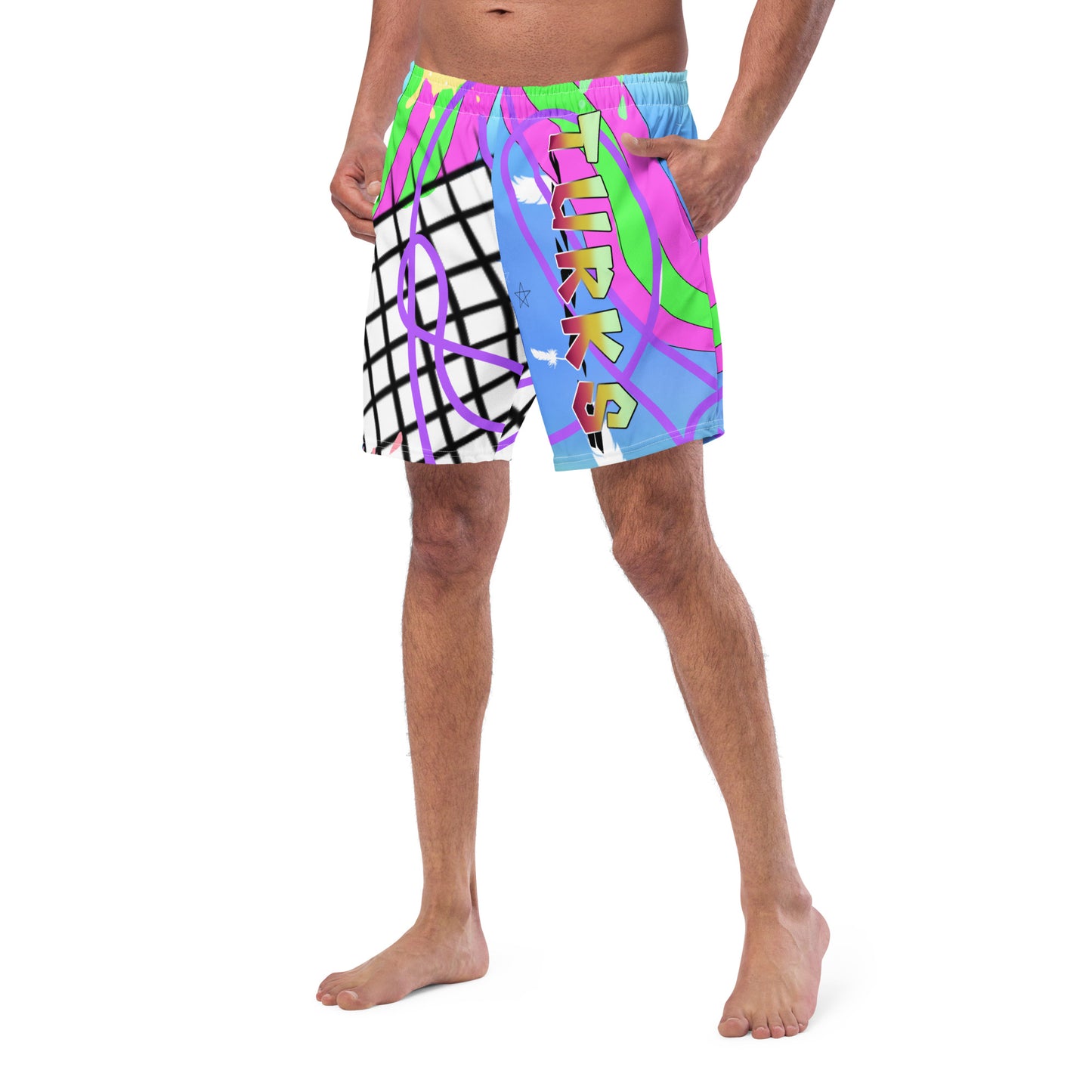 TURKS X Chaos Men's swim trunks