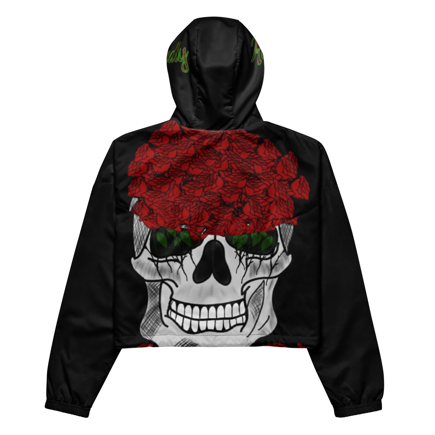 Deadly Roses Women’s cropped windbreaker