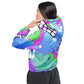 Chaos Abstract Women’s cropped windbreaker