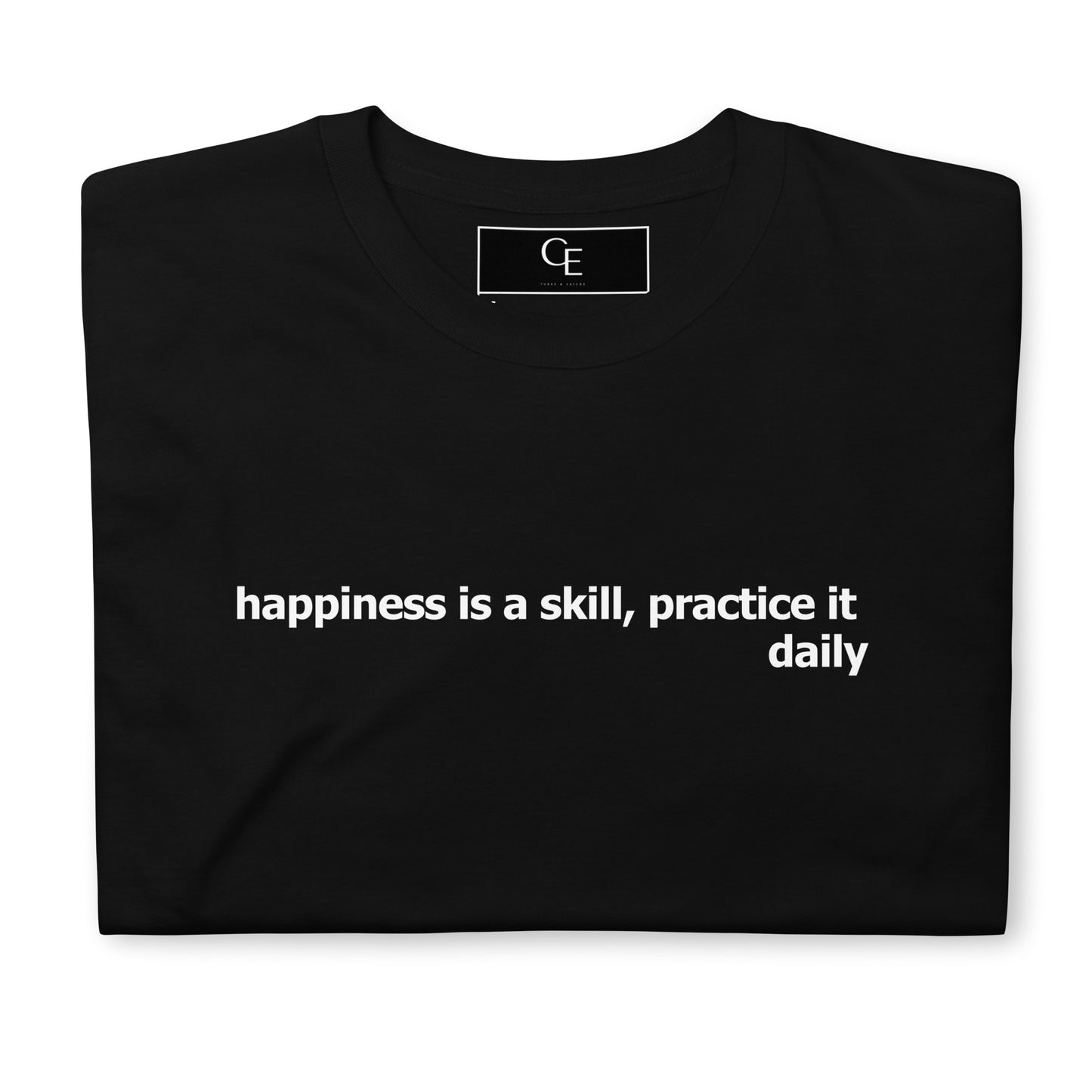 Happiness is a skill- Short-Sleeve Unisex T-Shirt