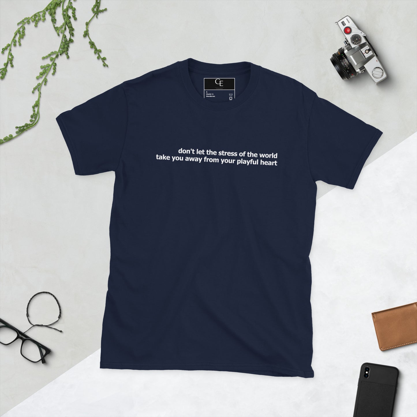 Dont let stress- Short-Sleeve Unisex T-Shirt