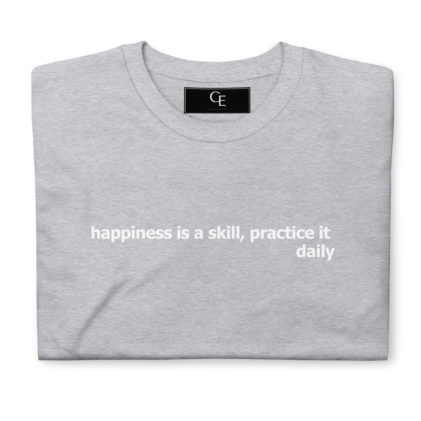 Happiness is a skill- Short-Sleeve Unisex T-Shirt