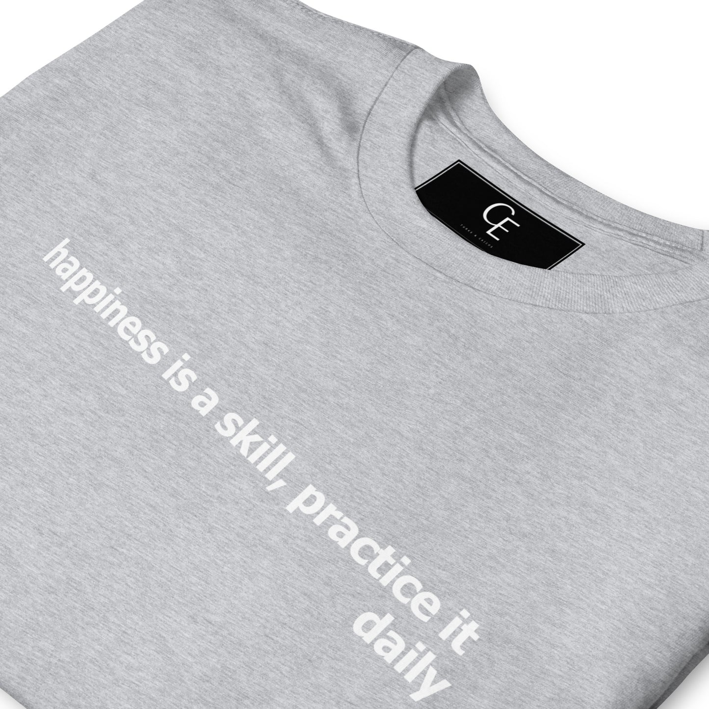 Happiness is a skill- Short-Sleeve Unisex T-Shirt